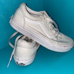 Kids Vans Classic White